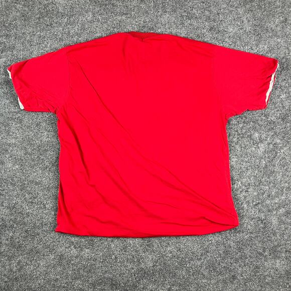 Structure T-Shirt Mens Size XL Red Casual USA Graphic Minimalist Logo Vintage - Picture 6 of 7